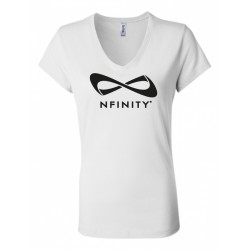 Tshirt Nfinity blanc logo noir