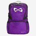 Nfinity sac à dos violet pailleté logo blanc
